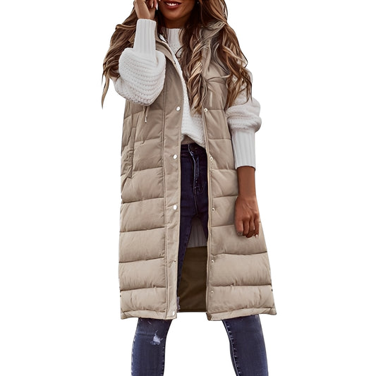 Brenna - Elegante lange Daunenjacke für Damen