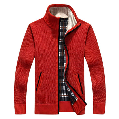 Shaw - Klassische Strickjacke mit Futter für Herren