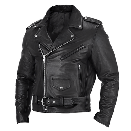 Brandon - Stilvolle Lederjacke mit mehreren Taschen für Herren