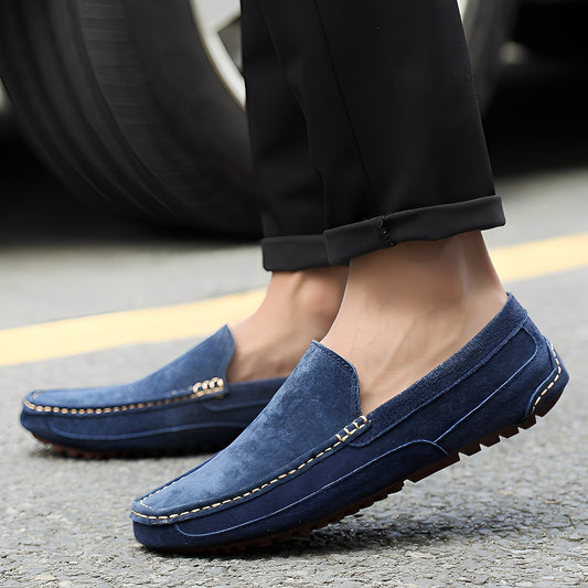 Cameron - Lässige, elegante Wildleder-Slipper für Herren