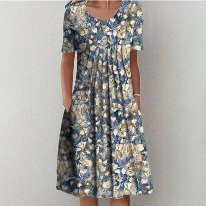 Erin - Elegantes Kleid mit Blumenmuster