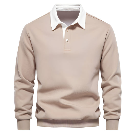 Shelton - Lässiges Langarm-Poloshirt für Herren