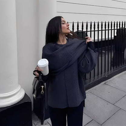 Shelley - Eleganter Strickmantel für Damen