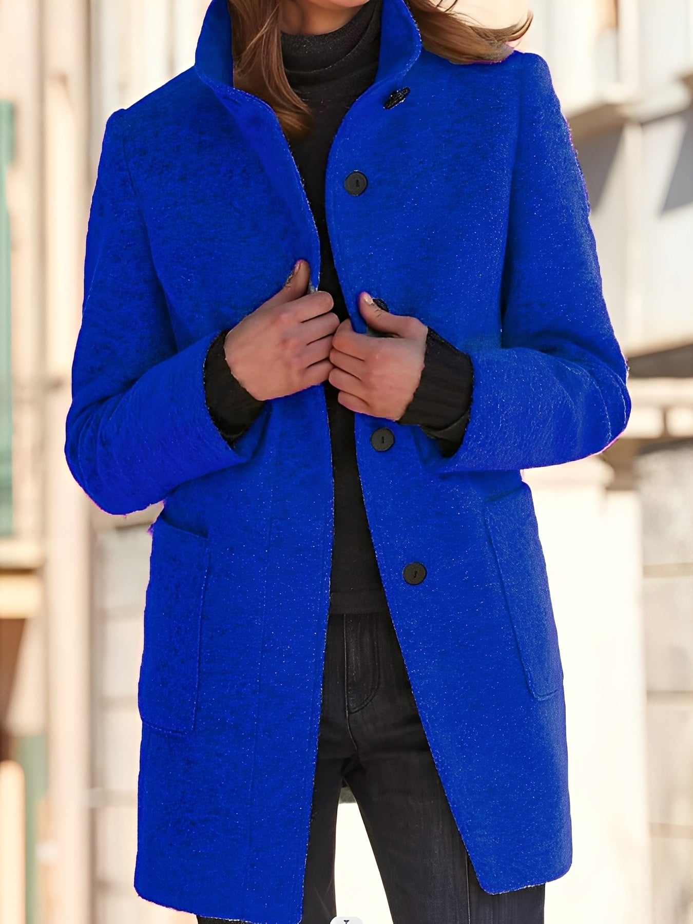 Julissa - Warmer Wintermantel für Damen mit Taschen