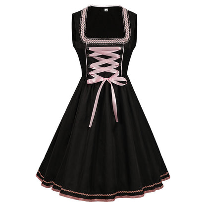 Elenora - Ärmelloses Oktoberfest-Dirndlkleid mit Schlitz für Damen