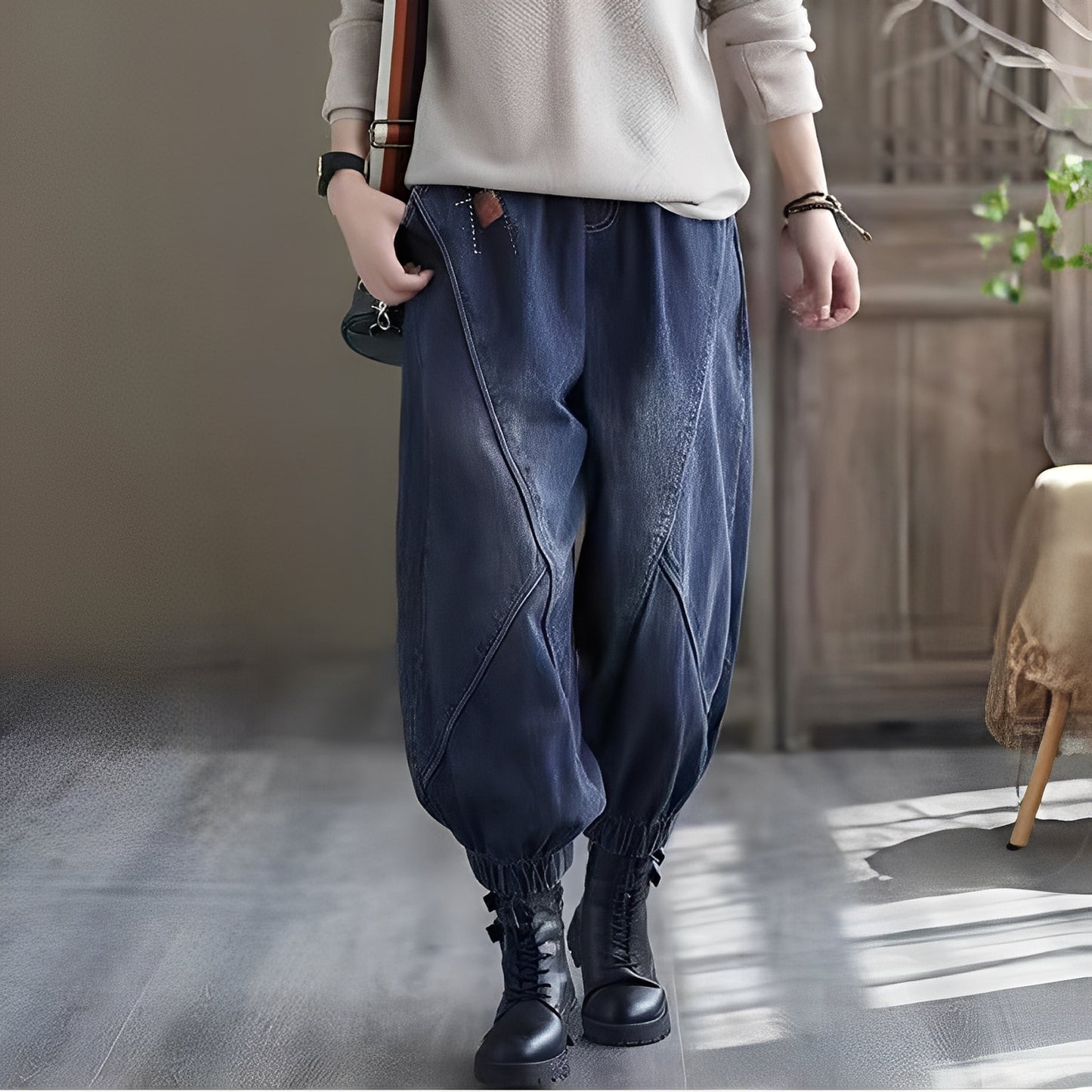 Shyanne - Klassische Jeans mit elastischem Bund für Damen