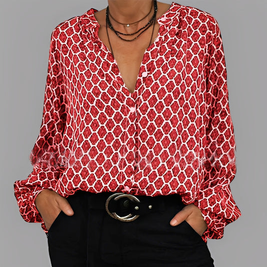 Angelle - Lässige, locker sitzende Bluse für Damen