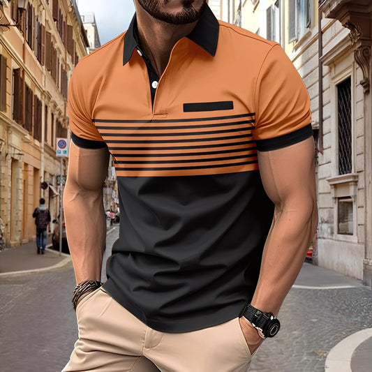 Derryl - Stilvolles gestreiftes Poloshirt für Herren