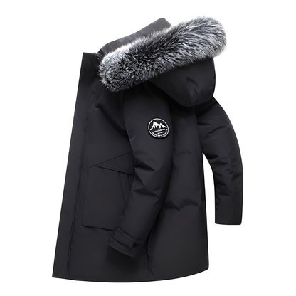 Crosby - Daunenjacke mit Fellkapuze für Herren