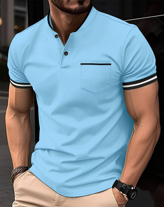 Wilford - Stilvolles Baumwoll-Poloshirt mit Tasche für Herren