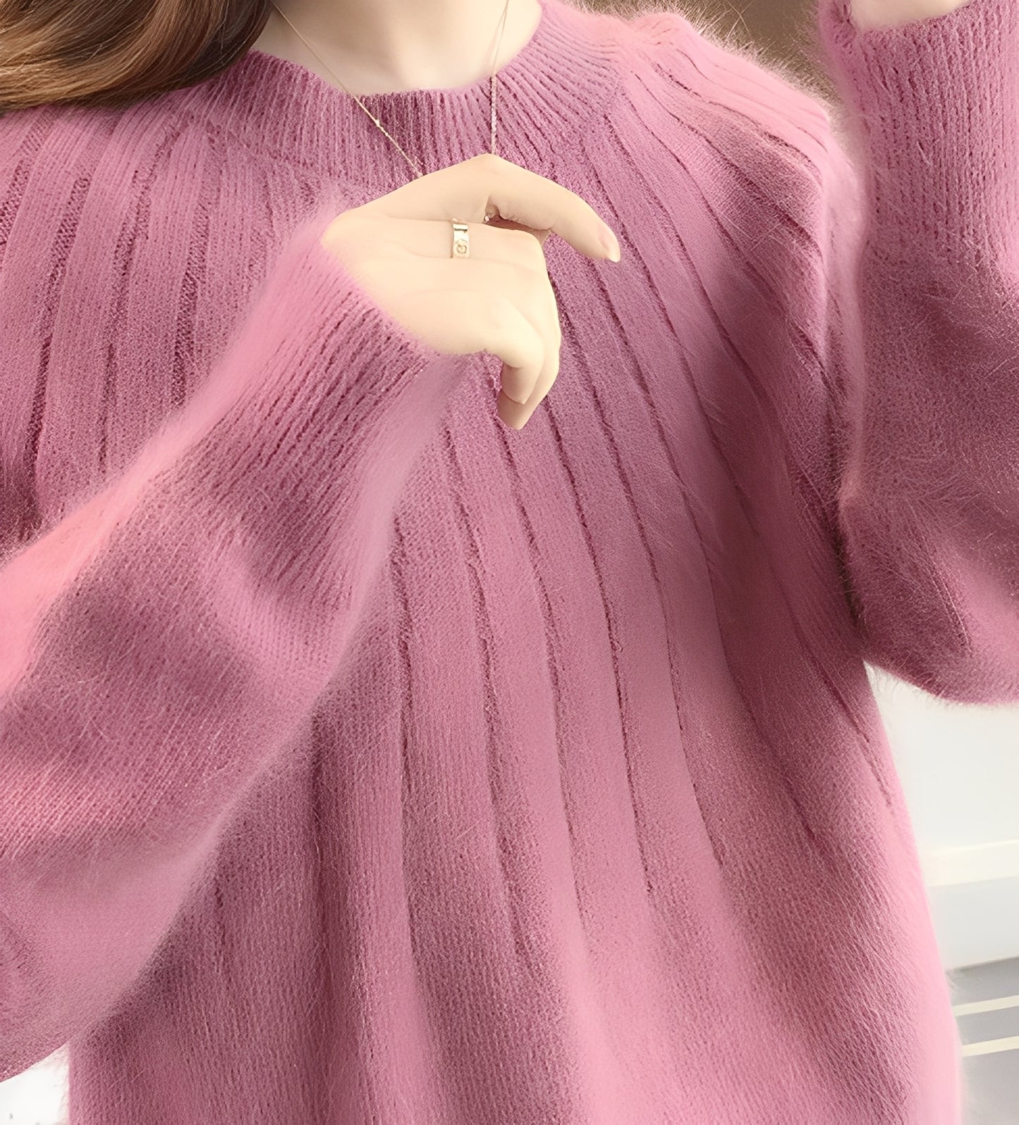 Josslyn - Eleganter, locker sitzender Kaschmirpullover für Damen