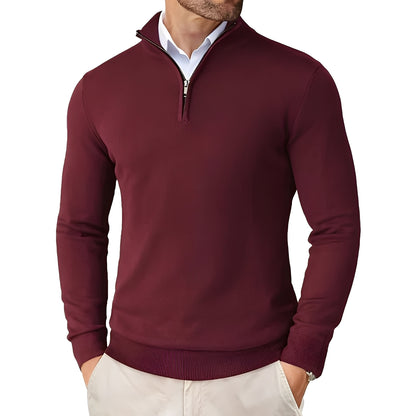 Darell - Eleganter Strickpullover mit Reißverschluss für Herren