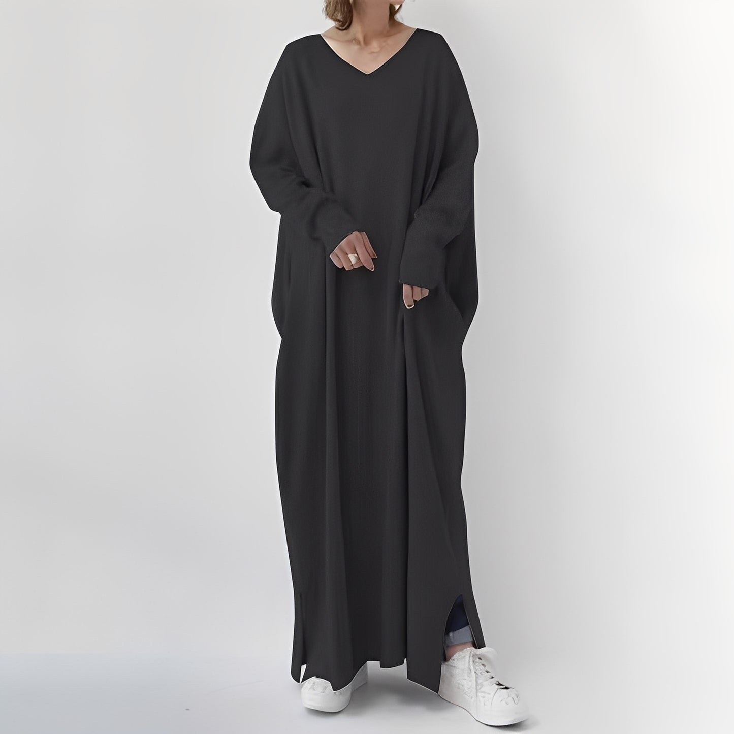 Emilee - Schickes, locker sitzendes langes Kleid für Damen