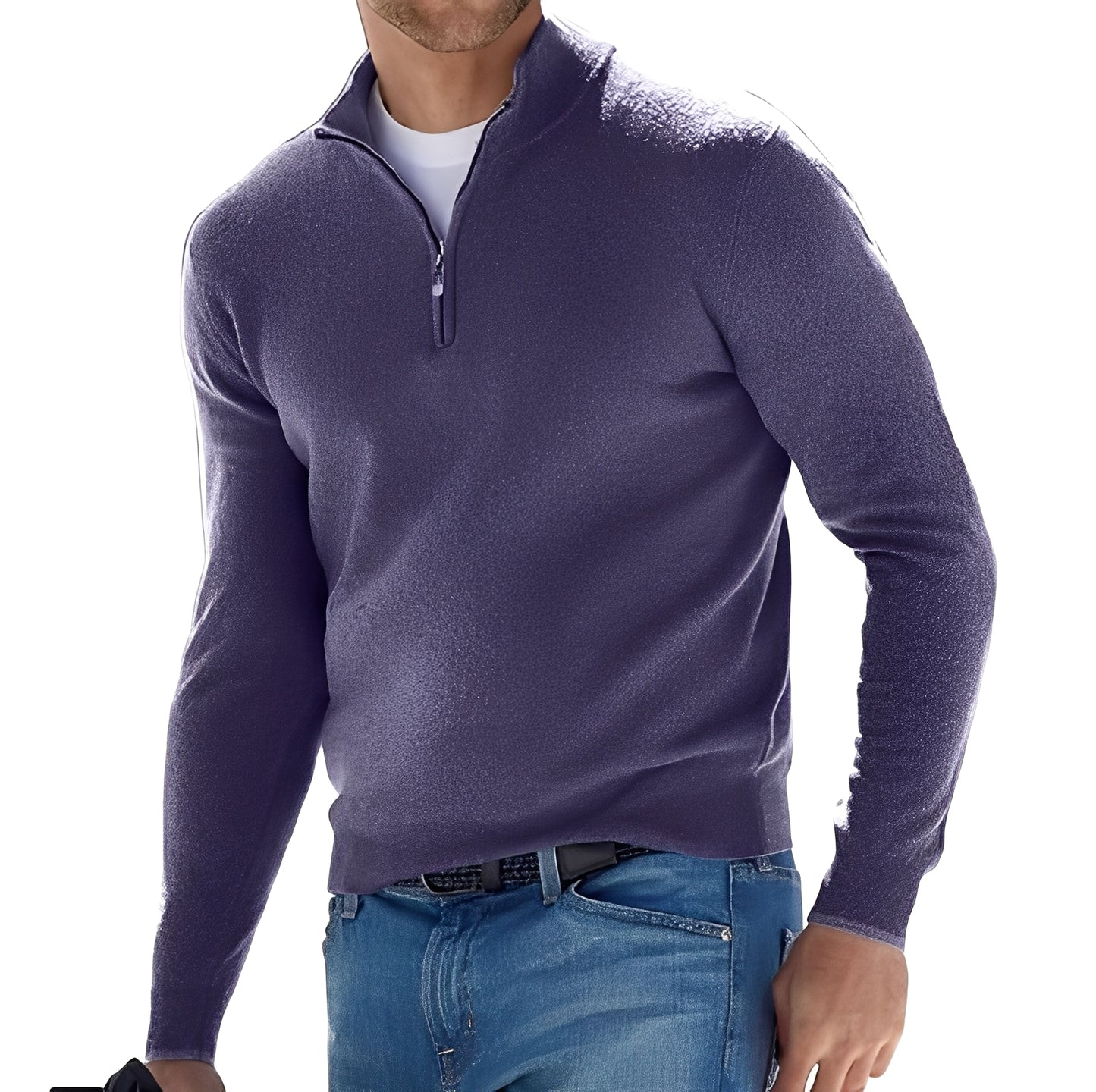 Zayne - Lässiger Sweater mit Reißverschluss für Herren
