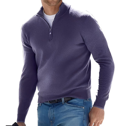 Zayne - Lässiger Sweater mit Reißverschluss für Herren
