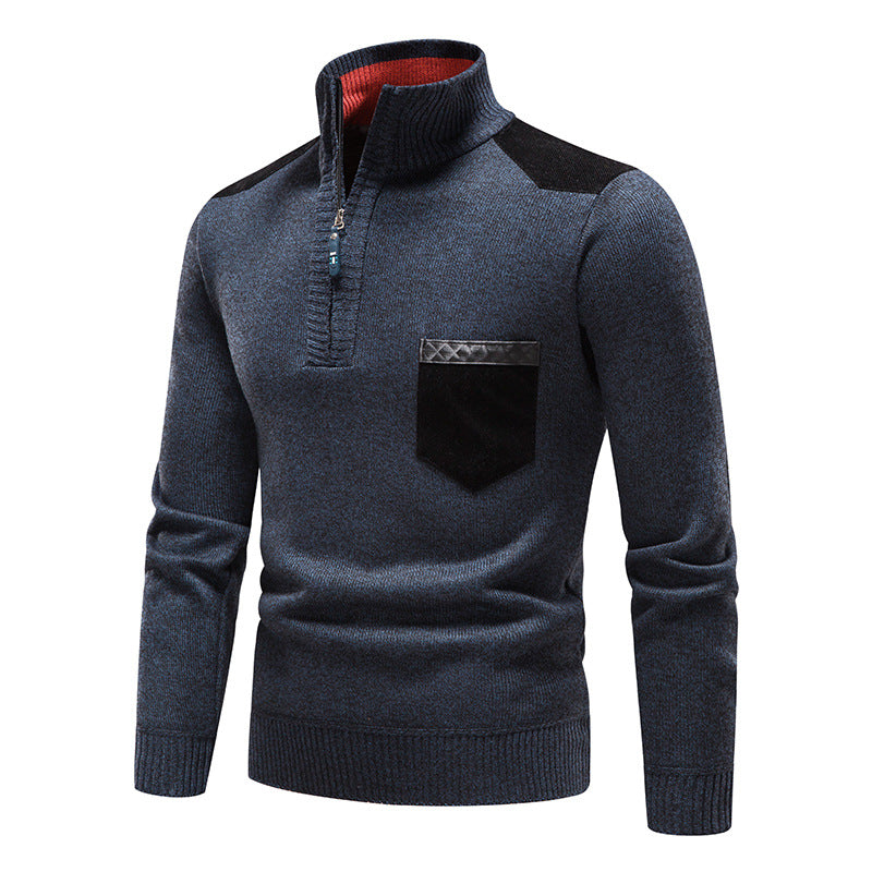 Kevin - Moderner Plüschwollpullover für Herren
