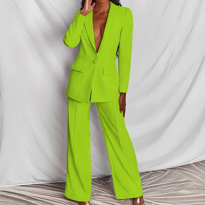 Darcey - Lässiges, formelles Blazer- und Hosen-Set für Damen