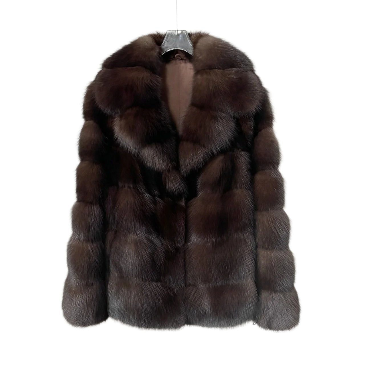 Georgia - Dicker warmer Pelzmantel für Damen