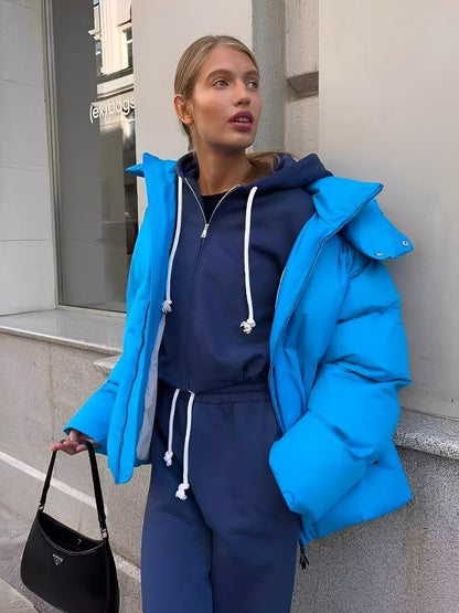 Loreen - Warme, wattierte, locker sitzende Jacke für Damen