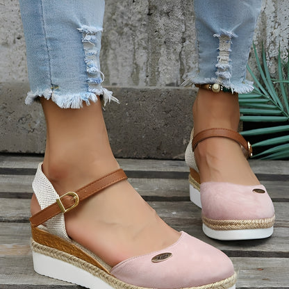 Elinor - Lässige Keilsandalen aus Hanf für Damen