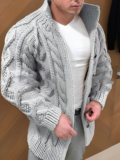Donovan - Stilvoller, warmer Cardigan für Herren