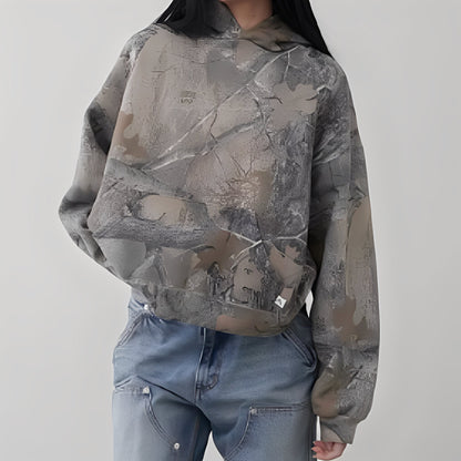 Anya - Bequemer Hoodie im Tarnlook