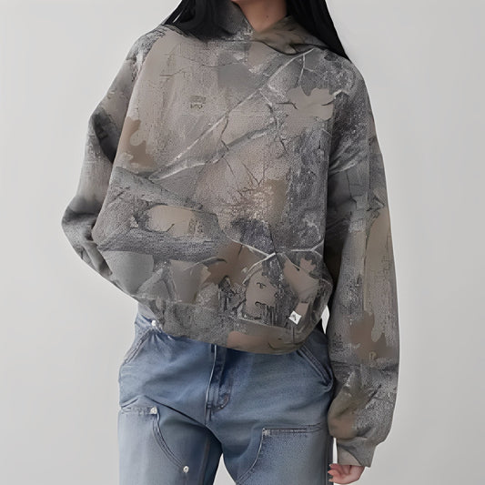 Anya - Bequemer Hoodie im Tarnlook