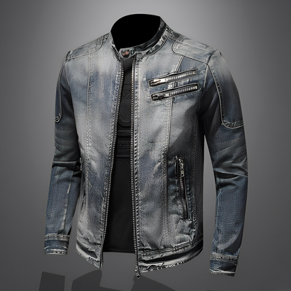 Lucas - Stilvolle Jeansjacke mit Taschen für Herren