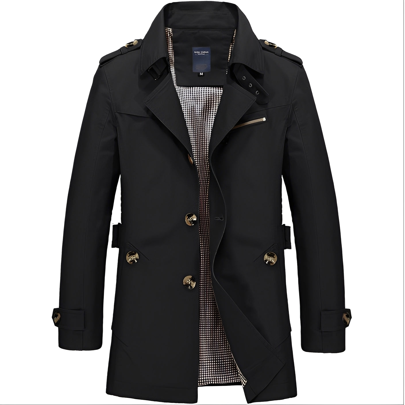 Cason - Stylischer langer Windbreaker-Mantel für Männer