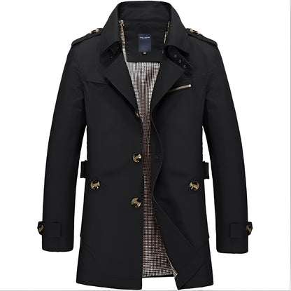 Harry - Lässige, mittellange Windjacke für Herren