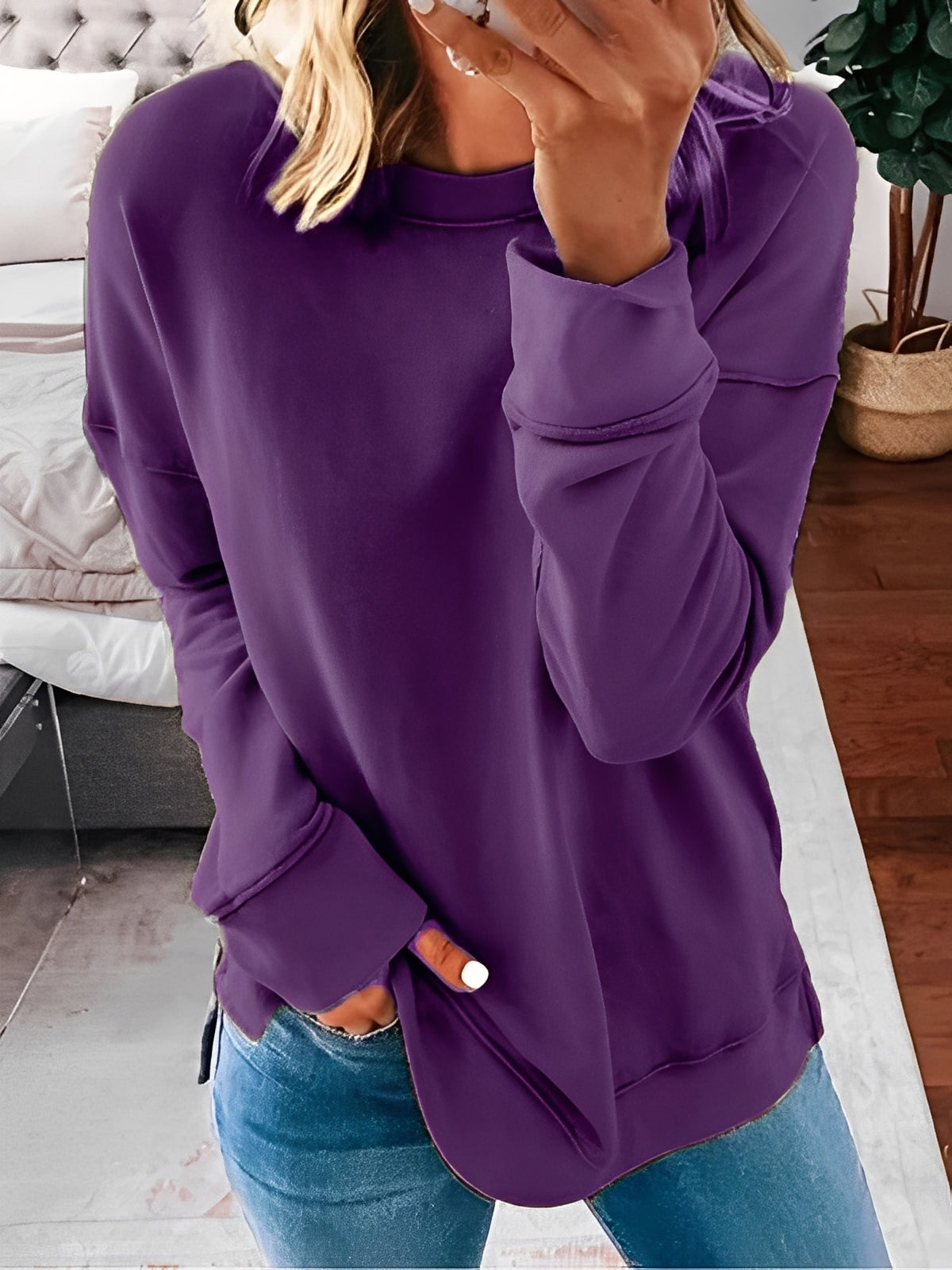 Charnette - Lockerer Retro-Pullover für Damen