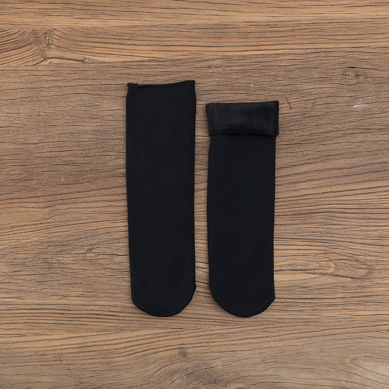 Gloria - Warme Samt-Schneesocken für Damen
