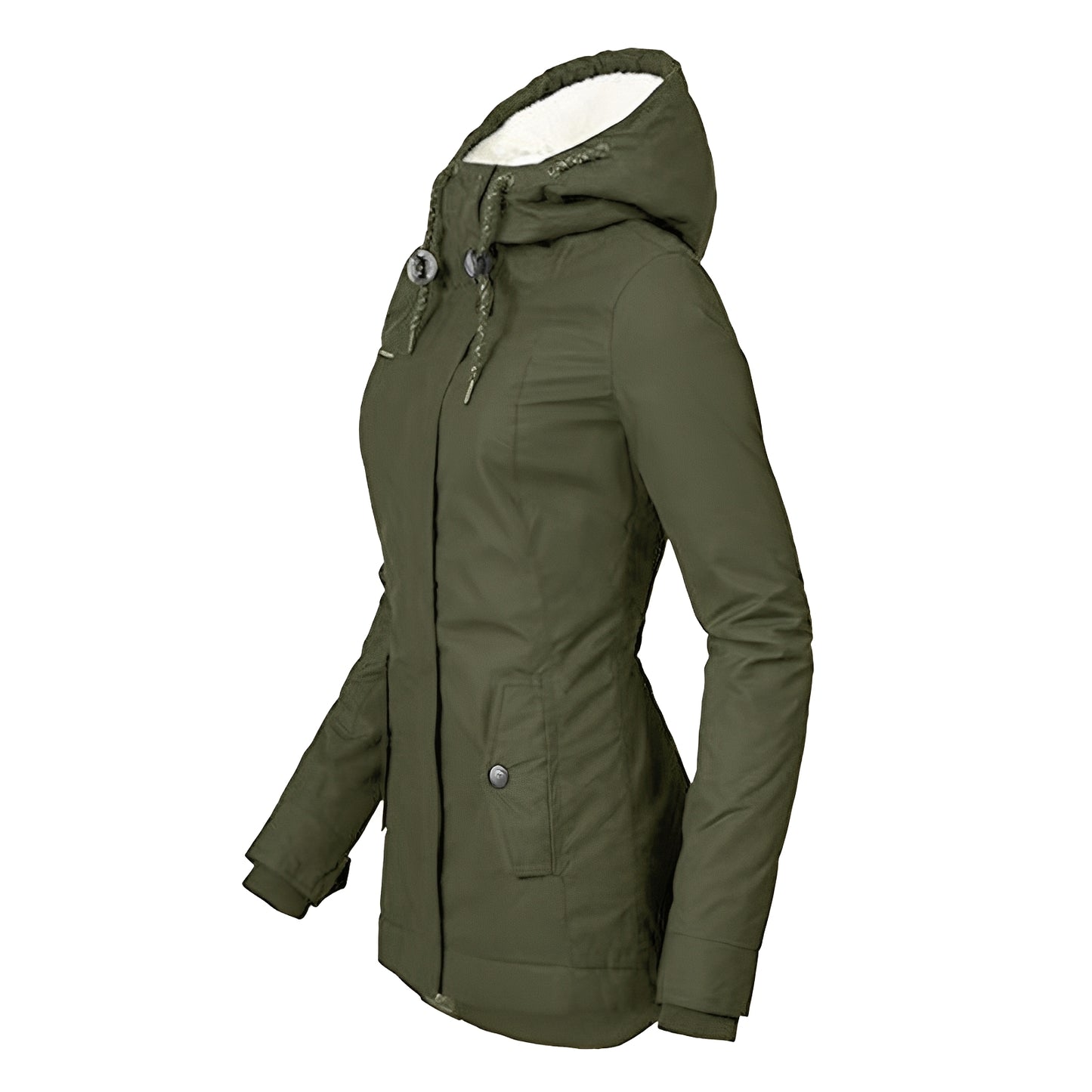 Melba - Warme, wasserdichte Jacke mit Kapuze für Damen