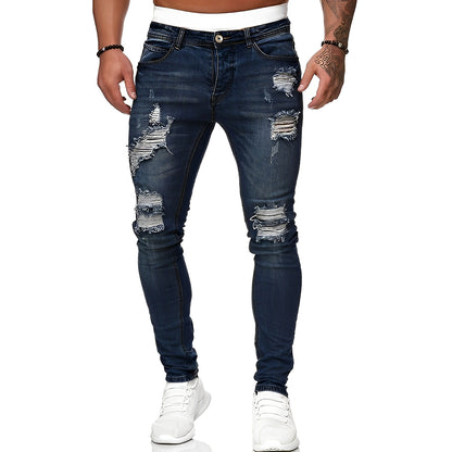 Claud - Slim-Fit-Jeans mit Rissen für Herren