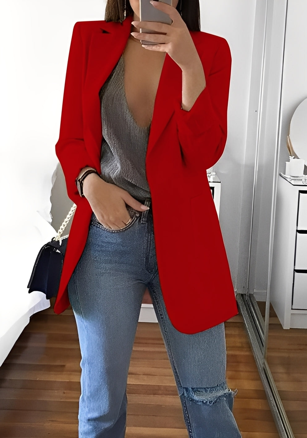Stephanie - Stilvoller, schmal geschnittener Blazer für Damen