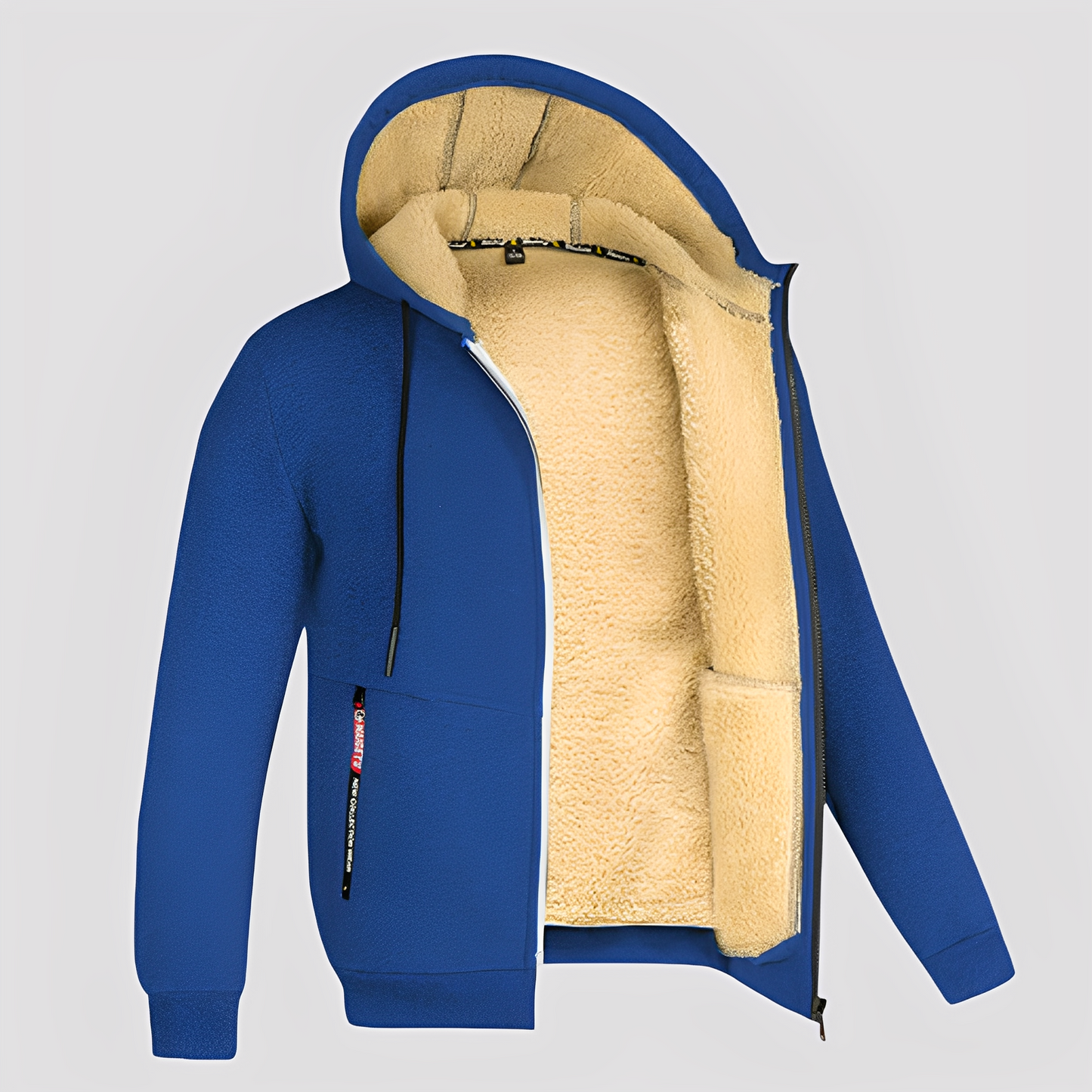 Waldo - Schlichter, mit Fleece gefütterter Hoodie für Herren