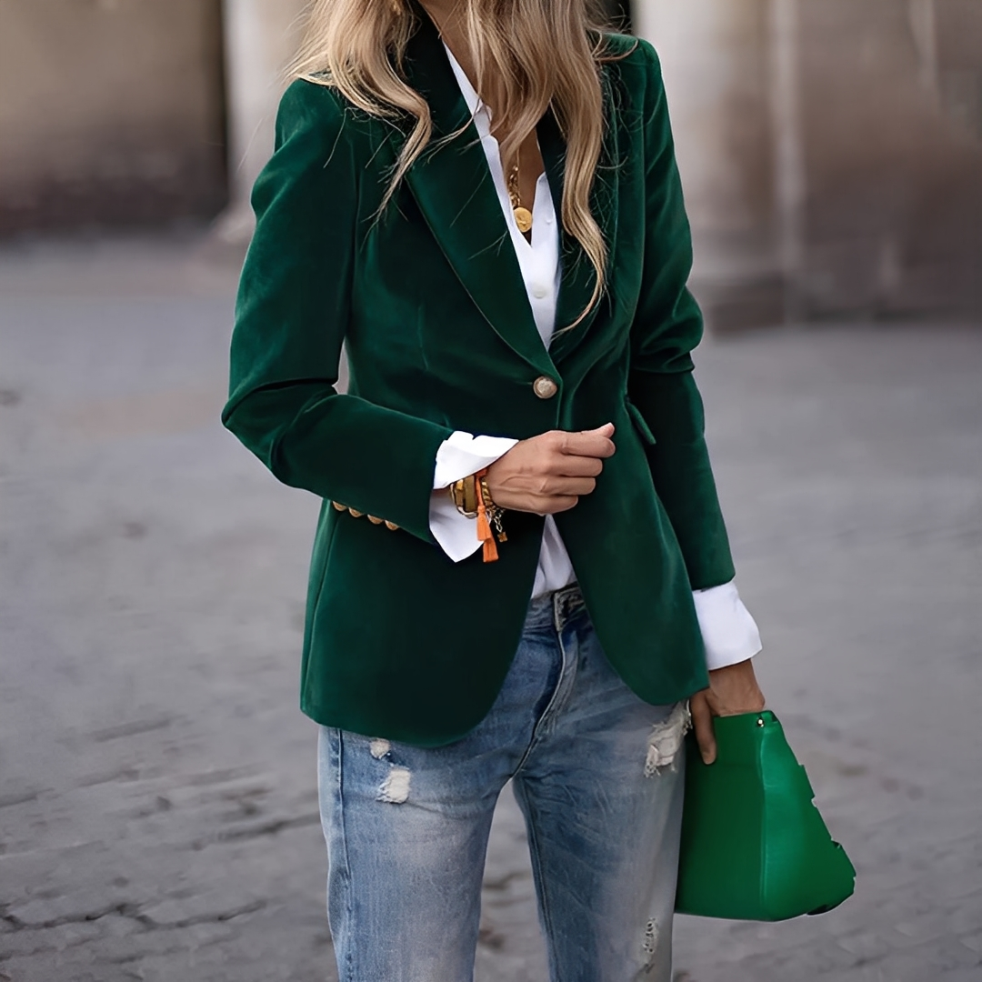 Lyliane - Zeitlose, legere Damenjacke mit Knöpfen