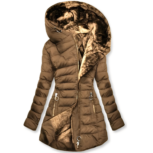 Jasmine - Moderne Winterjacke mit Kapuze für Damen