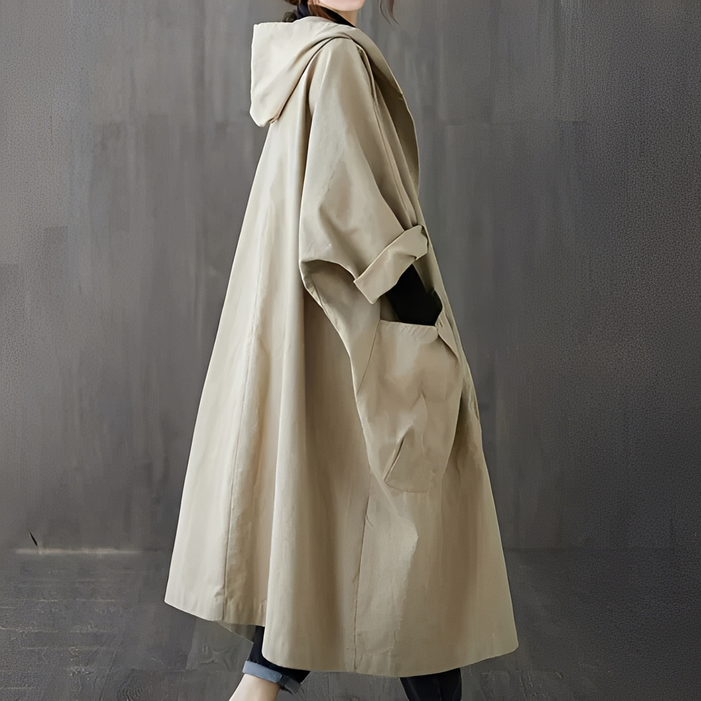 Dael - Damen-Trenchcoat im Oversize-Design