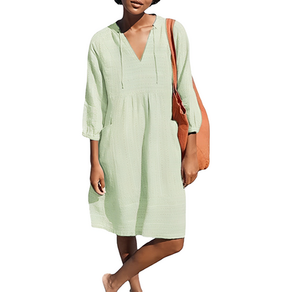 Annmarie - Lockeres Strandhemdkleid für Damen