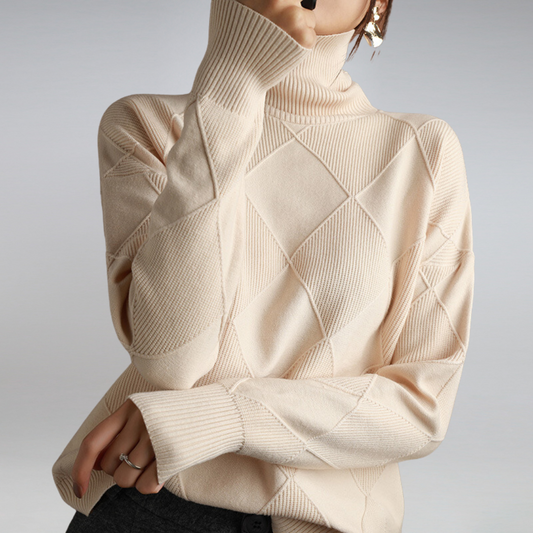 Ashlie - Gemütlicher, warmer Rollkragenpullover für Damen