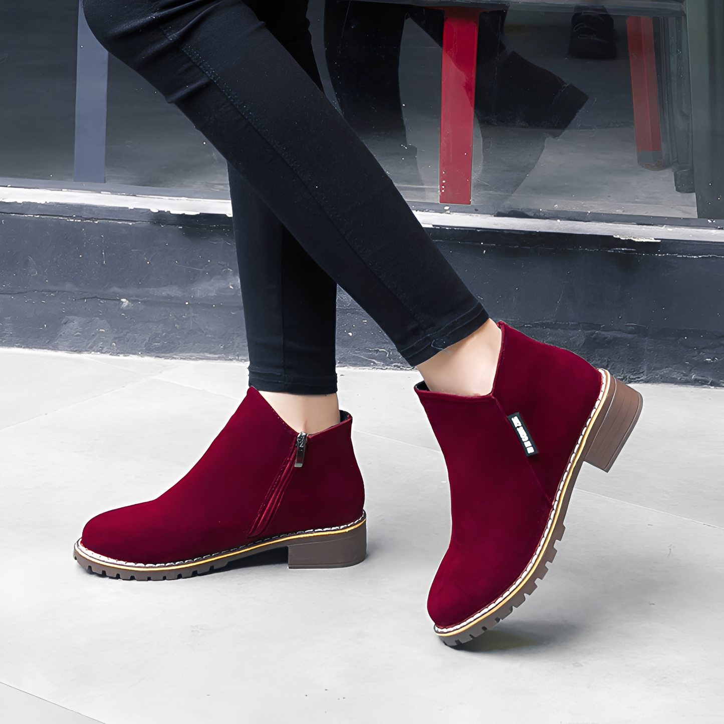 Chantelle - Elegante Wildleder-Stiefeletten für Damen