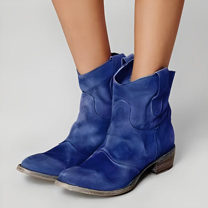 Margaret - Lässige Lederstiefeletten für Damen