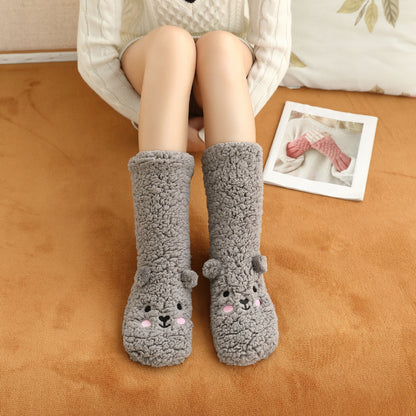 Bethany - Stilvoller Bodenbelag plus Samtsocken für Frauen