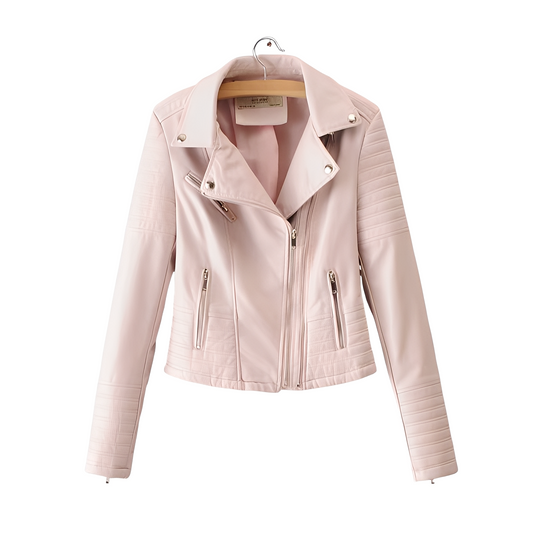 Cherie - Stilvolle, schmale Lederjacke für Damen