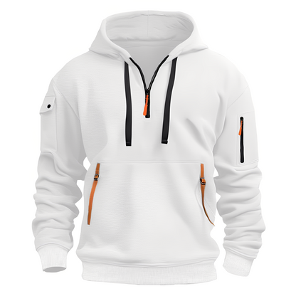 Cornell - Lässiger, lockerer Hoodie mit Reißverschluss für Herren