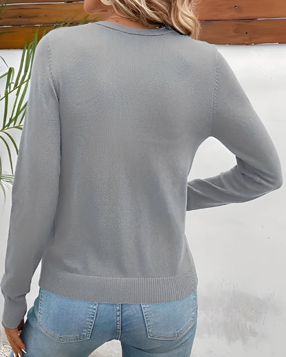 Meryl - Eleganter Cardigan mit Knopfleiste für Damen