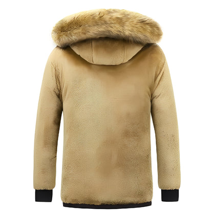 Crispian - Warme Parka-Jacke mit abnehmbarer Kapuze für Herren