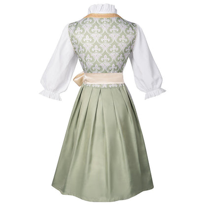 Ashlie - Klassisches Oktoberfest-Kleid für Damen mit Schlitz