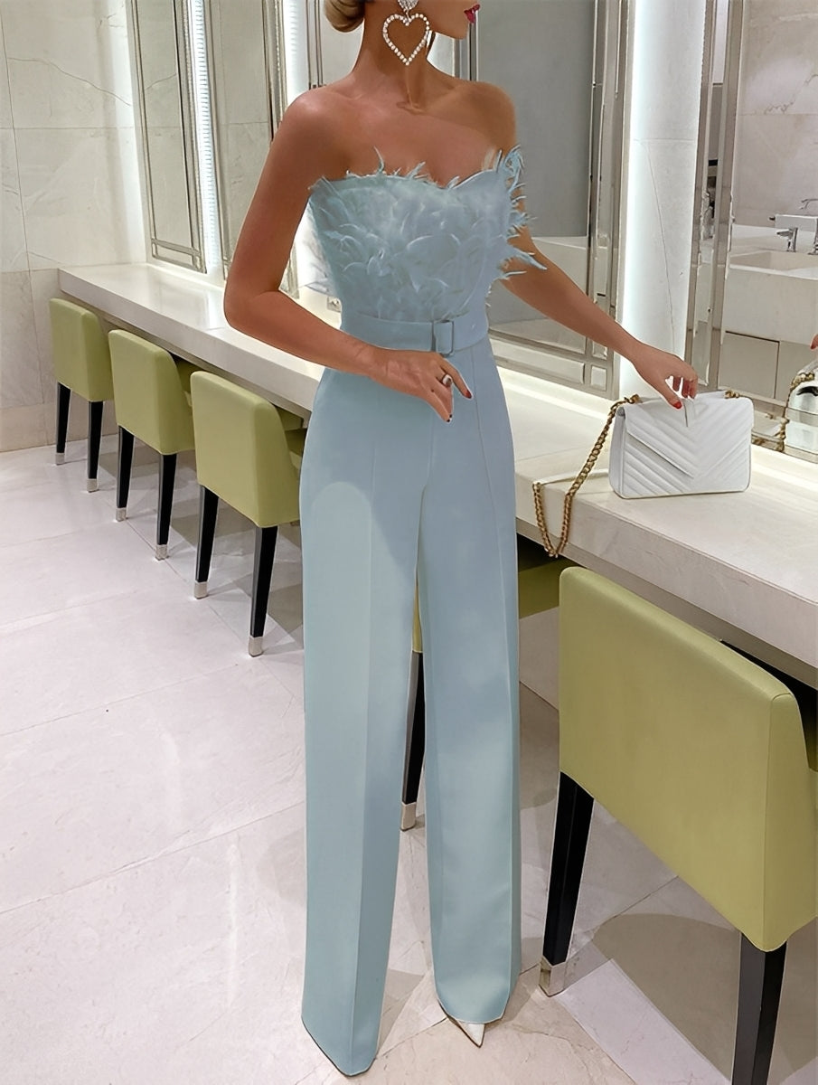 Valarie - Eleganter Tube-Top-Jumpsuit für Damen